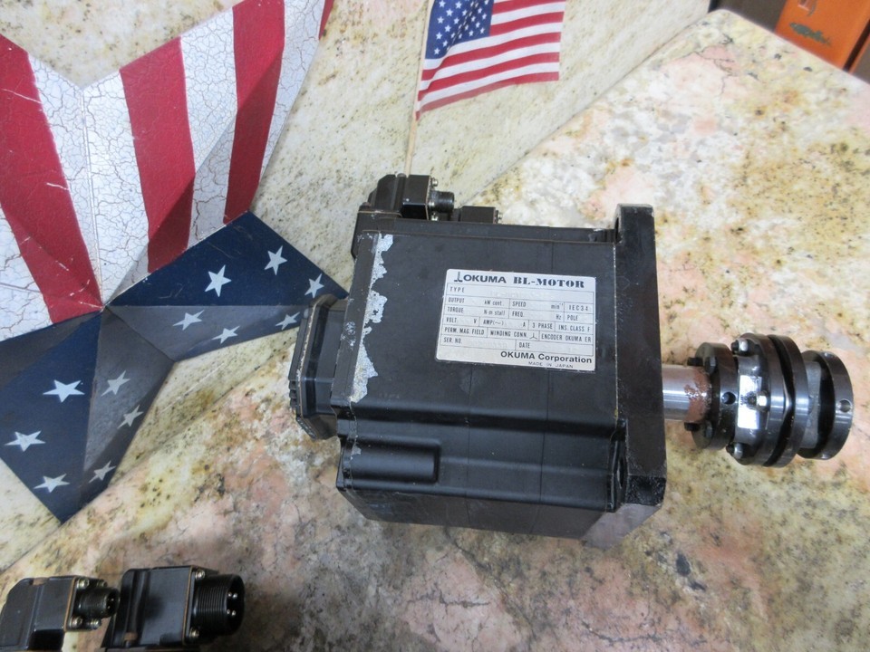 SPECIAL PRICE OKUMA SERVO MOTOR BL-MC100J-30S ER-J-7200D WARRANTY EACH 1 Item image 3