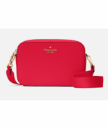 New Kate Spade Madison Mini Camera Bag Saffiano Leather Ruby Red - $92.91