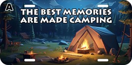 Best Memories Camping Adventure Outdoor Personalization Metal License Plate L - £11.03 GBP+