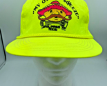 Neon My Other Squeeze Cap Nylon Trucker Hat El Paso Headwear Vtg Lemon Rope - $11.64