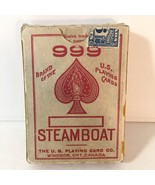 999 STEAMBOAT PLAYING CARDS Rare Made In Canada Version Vintage Complete... - £43.58 GBP