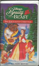 Beauty and the Beast Enchanted Christmas VINTAGE VHS Cassette  - £11.60 GBP