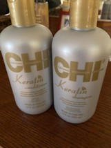CHI Keratin Reconstructing Shampoo &amp; Conditioner Set 12oz. (each) NEW - $23.74