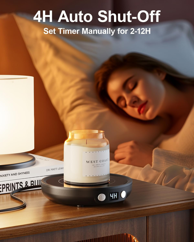 SWEETFULL Mug Warmer - Upgraded 36W Coffee Cup Warmer for Desk with 130℉-176℉ Di Item image 4