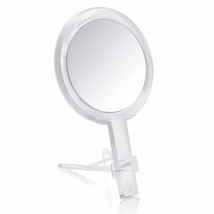 Gotofine 1X &amp; 10X Magnifying Double Side Hand Makeup Mirror With Stand,, Clear - £35.85 GBP