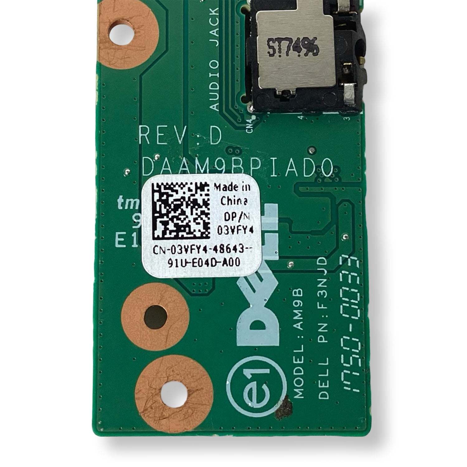 Genuine Dell Inspiron 15 5577 USB Audio Port IO Circuit Board 3VFY4 03VFY4 088NC Item image 9