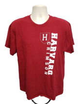 Harvard University Crimson Adult Large Burgundy TShirt - £11.84 GBP