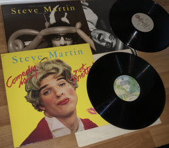 Steve Martin Comedy Is Not pretty &amp; Lets get Small Vinyl Records Set - £6.35 GBP