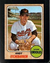 1968 Topps #204 Andy Etchebarren Vg+ Orioles *X104615 - £0.96 GBP