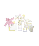 Bambini LS-0122 Newborn Baby Girls Layette Set, White Pink - Newborn - €63,60 EUR