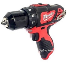 NEW MILWAUKEE 2407-20 M12 12V 12 Volt LED Cordless Lithium-Ion 3/8&quot; Drill Driver - £28.00 GBP