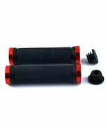 Bicycle Handlebar Grips Bar Plugs Set Road-Bike Cycling Accessories red - $223.86 MXN