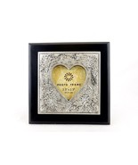 Wooden Picture Frame, Metal Bezel w/Heart Window, Floral &amp; Love Theme, #... - £6.12 GBP