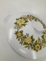 Noritake Acapulco Covered Vegetable Lidded Handles MCM Yellow Floral EUC... - £18.63 GBP