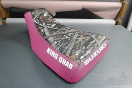 Suzuki 500 King Quad Seat Cover 2002 To 2007 Camo & Pink Color #R34 - £25.57 GBP