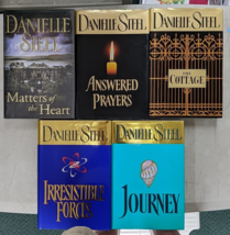 Danielle Steel Hardcover Lot Journey The Cottage Answered Prayers x5 - £19.73 GBP