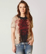 Affliction Fast &amp; Furious LA Motors T-Shirt  Womens Size Large - $24.75