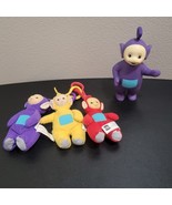VTG 90s Teletubbies Plush Toy Keychains Burger King + 6.5&quot; Tinky Winky F... - $27.50 CAD