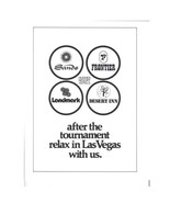 Hughes Resort Hotels Print Ad Vintage 70s Retro Golf Sands Frontier Dese... - $11.27