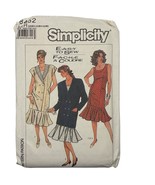 Simplicity 8452 Womens Dress Sewing Pattern Size H (28W-32W) - €8,27 EUR