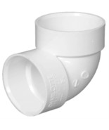 1-1/2 in. PVC DWV 90-Degree Hub x Hub Vent Elbow - $17.67 CAD