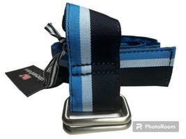 Vineyard Vines Men’s Multi Stripe Ribbon D-Ring Belt SZ.L.Navy.MSRP$49.5... - $45.82