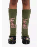 Melanie Martinez Portals Leg Warmers Cry Baby Green Ribbed Cute Kawaii NWT - €38,46 EUR