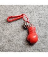 Vintage 1980s Charm Red Boxing Glove Clip On  for 80s Charms Necklace RARE - £22.35 GBP