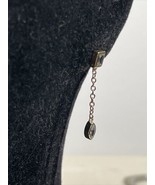Shashi Gold-Plated Stud Post Teardrop Chain Dangle CZ Earrings - £19.51 GBP