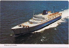 Nova Scotia New Brunswick Postcard Digby Saint John CN Marine Princess Of Acadia - $2.96