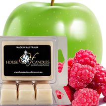 Apple Cinnamon Raspberry Premium Scented Eco Soy Candle Wax Melts Clams Vegan - £11.25 GBP+