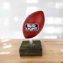 Vintage Bud Light Football Shape NFL Short Shotgun Beer Tap Handle Bar Mancave  - $49.49