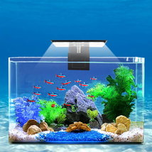 Aquarium Light Fish Tank LED Light 6W 12 LED Planted Clip Lamp for 8 - $30.68