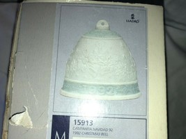 Vintage Lladro 1991 Christmas Tree Bell Ornament Mint - £15.97 GBP