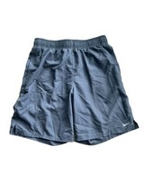 Nike Woven Shorts Swim Trunk Brief Solid Lap 9&quot; Volley Short Gray NESSA558 XL - £24.35 GBP