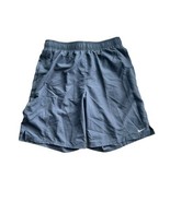 Nike Woven Shorts Swim Trunk Brief Solid Lap 9&quot; Volley Short Gray NESSA5... - $29.99