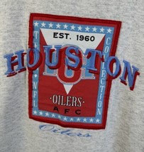 Vintage Houston Oilers Sweatshirt Crewneck Embroidered NFL Men’s Large U... - £45.86 GBP