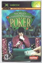 World Championship Poker Video Game Microsoft XBOX MANUAL Only - £7.59 GBP