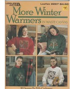 Leisure Arts More Winter Warmers Waste Canvas Cross Stitch Leaflet 2267  - £6.52 GBP
