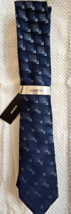 ALFANI Men&#39;s Tie Aster Neat Navy NWT MSRP $55.00 - $14.80