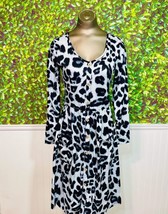 Brand New Leopard Print Dress Size Small With Pockets Super Cute Buttons - $21.93