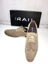 The Rail Mens Taupe clay Suede Oxford very styllist  Size 10 1/2&quot;  New in Box - £65.46 GBP