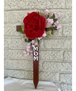 Cemetery cross , grave decoration, memorial for Mom grave - $31.24 CAD