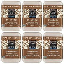 One with Nature Shea Butter Triple Milled Mineral Soap Bar 6 PACK  7 oz ea - £28.98 GBP