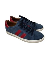 Mens VellaPais Duboce Sneakers Size 10 D Blue Suede Leather Red Stripes ... - $81.48 CAD