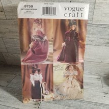 Vogue Craft pattern 9759 for 11 1/2 fashion doll uncut - £7.08 GBP