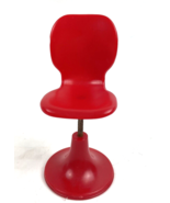 Vintage Ginny Muffie Wendy Doll Chair for 8&quot; Doll Red Plastic Furniture ... - $355.68 MXN