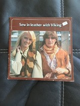 Sew In Leather With Viking Paperback Book With Patterns Vintage - £9.82 GBP