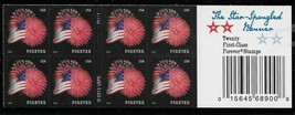 Star-Spangled Banner Booklet of 20 - Stamps (Fireworks) 4855a - $26.05