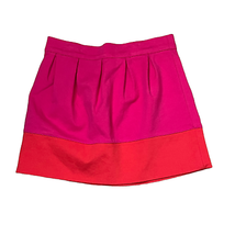 Gymboree Girls Skirt Size 12 Pink Orange Cotton Blend Colorful Pull On 24&quot; Waist - £11.65 GBP